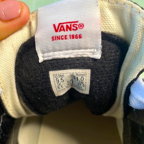 Men’s Vans Sk-8 black size 9.5 - Picture 6 of 6